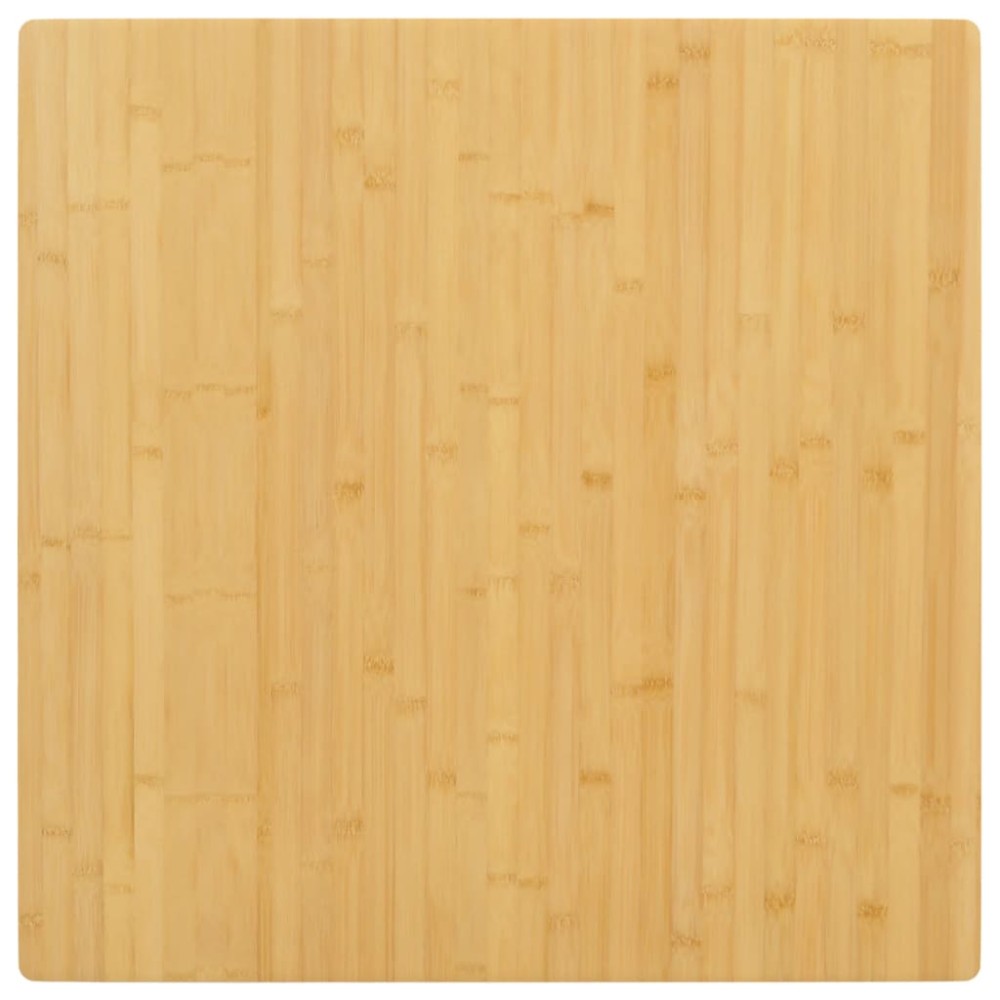 vidaXL Blat de masă, 80x80x2,5 cm, bambus