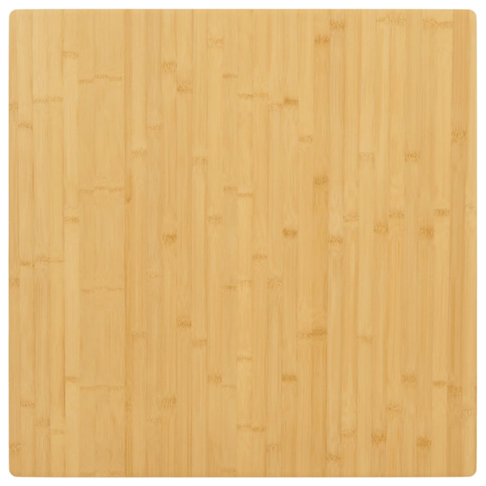 vidaXL Blat de masă, 90x90x2,5 cm, bambus