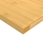 vidaXL Raft de perete, 100x20x1,5 cm, bambus