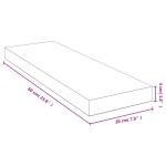 vidaXL Raft de perete, 80x20x4 cm, bambus