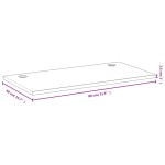 vidaXL Blat de masă, 80x40x2,5 cm, bambus vidaXL Blat de masă, 80x40x2,5 cm, bambus