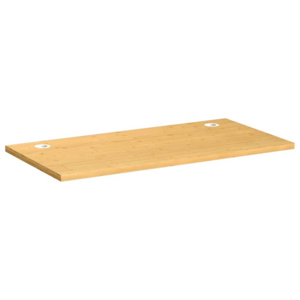 vidaXL Blat de birou 110x55x2,5 cm bambus