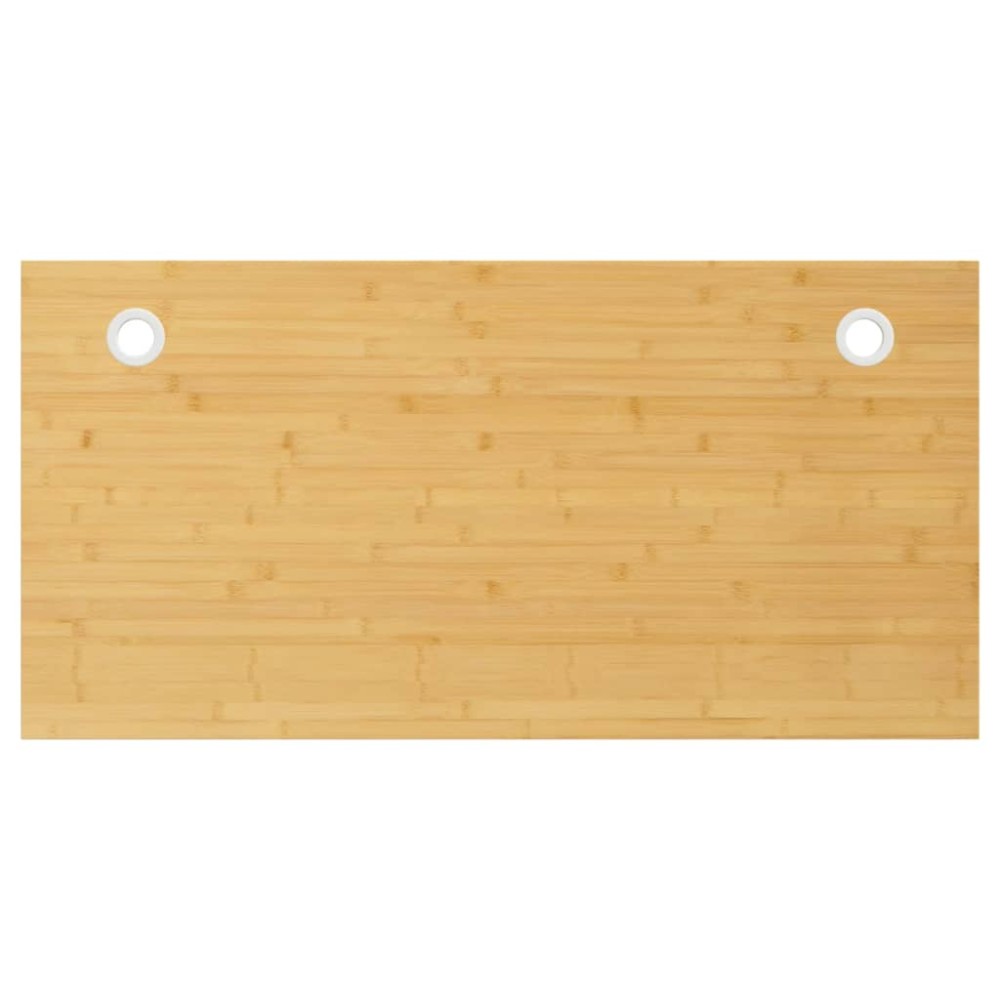 vidaXL Blat de birou 110x55x2,5 cm bambus