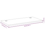 vidaXL Blat de birou 110x55x2,5 cm bambus vidaXL Blat de birou 110x55x2,5 cm bambus