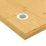vidaXL Blat de birou, 110x55x4 cm, bambus