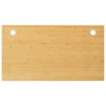 vidaXL Blat de birou, 110x60x4 cm, bambus