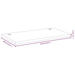 vidaXL Blat de birou, 110x60x4 cm, bambus