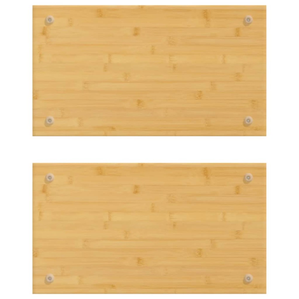 vidaXL Protecții pentru aragaz, 2 buc., 50x28x1,5 cm, bambus