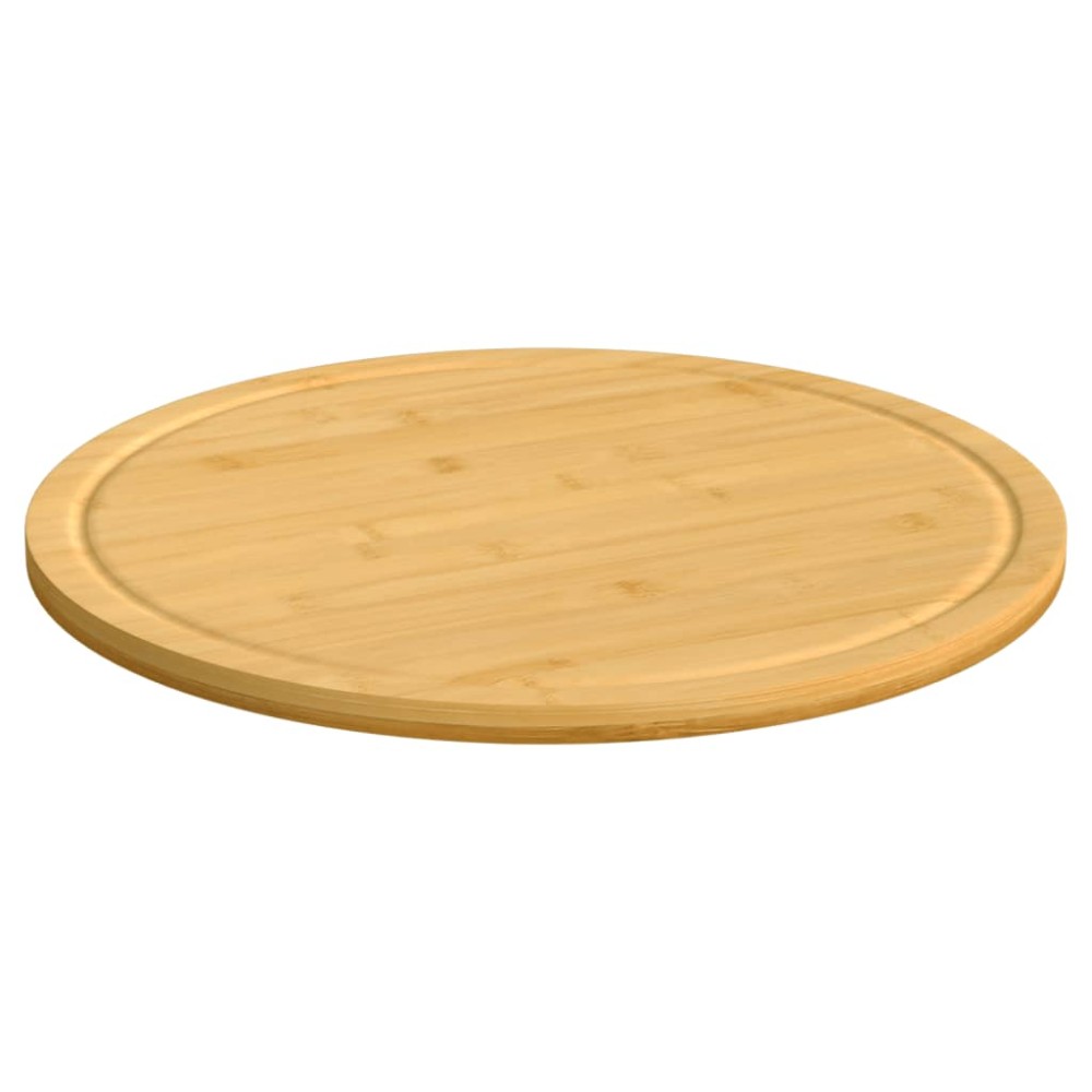 vidaXL Tocătoare, 6 buc., Ø40x1,5 cm, bambus
