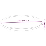 vidaXL Tocătoare, 6 buc., Ø40x1,5 cm, bambus vidaXL Tocătoare, 6 buc., Ø40x1,5 cm, bambus