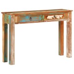 vidaXL Masă consolă, 110x30x75 cm, lemn masiv recuperat vidaXL Masă consolă, 110x30x75 cm, lemn masiv recuperat