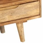 vidaXL Dulap TV 110x30x41 cm, lemn masiv de mango