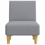 vidaXL Șezlong, gri deschis, material textil vidaXL Șezlong, gri deschis, material textil