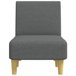 vidaXL Șezlong, gri închis, material textil vidaXL Șezlong, gri închis, material textil