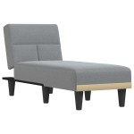 vidaXL Șezlong, gri deschis, material textil vidaXL Șezlong, gri deschis, material textil
