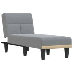 vidaXL Șezlong, gri deschis, material textil vidaXL Șezlong, gri deschis, material textil