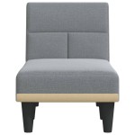 vidaXL Șezlong, gri deschis, material textil vidaXL Șezlong, gri deschis, material textil