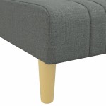 vidaXL Șezlong, gri închis, material textil vidaXL Șezlong, gri închis, material textil