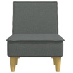 vidaXL Șezlong, gri închis, material textil vidaXL Șezlong, gri închis, material textil