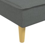 vidaXL Șezlong, gri închis, material textil vidaXL Șezlong, gri închis, material textil