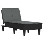 vidaXL Șezlong, gri închis, material textil vidaXL Șezlong, gri închis, material textil