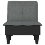 vidaXL Șezlong, gri închis, material textil vidaXL Șezlong, gri închis, material textil