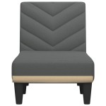 vidaXL Șezlong, gri închis, material textil vidaXL Șezlong, gri închis, material textil