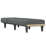vidaXL Șezlong, gri închis, material textil vidaXL Șezlong, gri închis, material textil