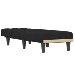 vidaXL Șezlong, negru, catifea vidaXL Șezlong, negru, catifea
