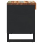 vidaXL Comodă TV, 60x33x43,5 cm, lemn masiv recuperat