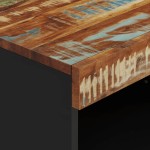 vidaXL Comodă TV, 60x33x43,5 cm, lemn masiv recuperat