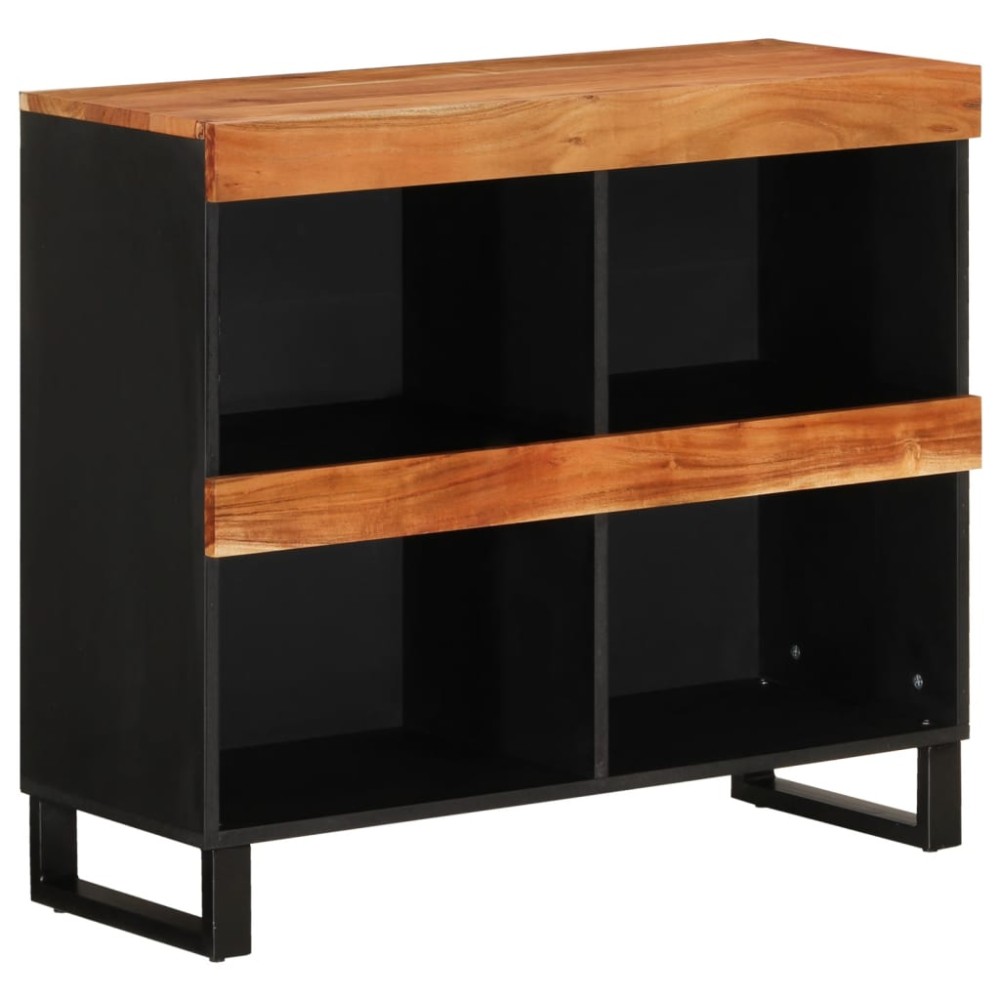 vidaXL Dulap lateral, 85x33x75 cm din lemn masiv de acacia