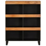 vidaXL Dulap lateral, 85x33x107 cm, lemn masiv de acacia