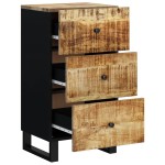 vidaXL Servantă cu 3 sertare, 40x33,5x75 cm, lemn masiv de mango