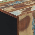 vidaXL Servantă cu ușă, 40x31x75 cm, lemn masiv recuperat