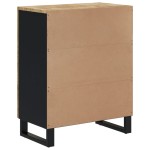 vidaXL Servantă cu 4 uși, 60x33x75 cm, lemn masiv de mango