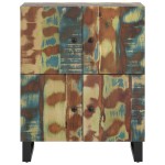 vidaXL Servantă cu 4 uși, 60x33x75 cm, lemn masiv recuperat