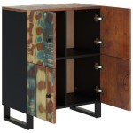 vidaXL Servantă cu 4 uși, 60x33x75 cm, lemn masiv recuperat