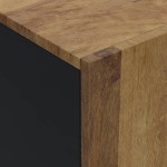 vidaXL Servantă cu 4 uși, 60x33x75 cm, lemn masiv de mango