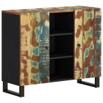 vidaXL Servantă cu 2 uși, 90x33x75 cm, lemn masiv recuperat