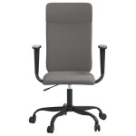vidaXL Scaun de birou reglabil în înălțime, gri închis, textil vidaXL Scaun de birou reglabil în înălțime, gri închis, textil