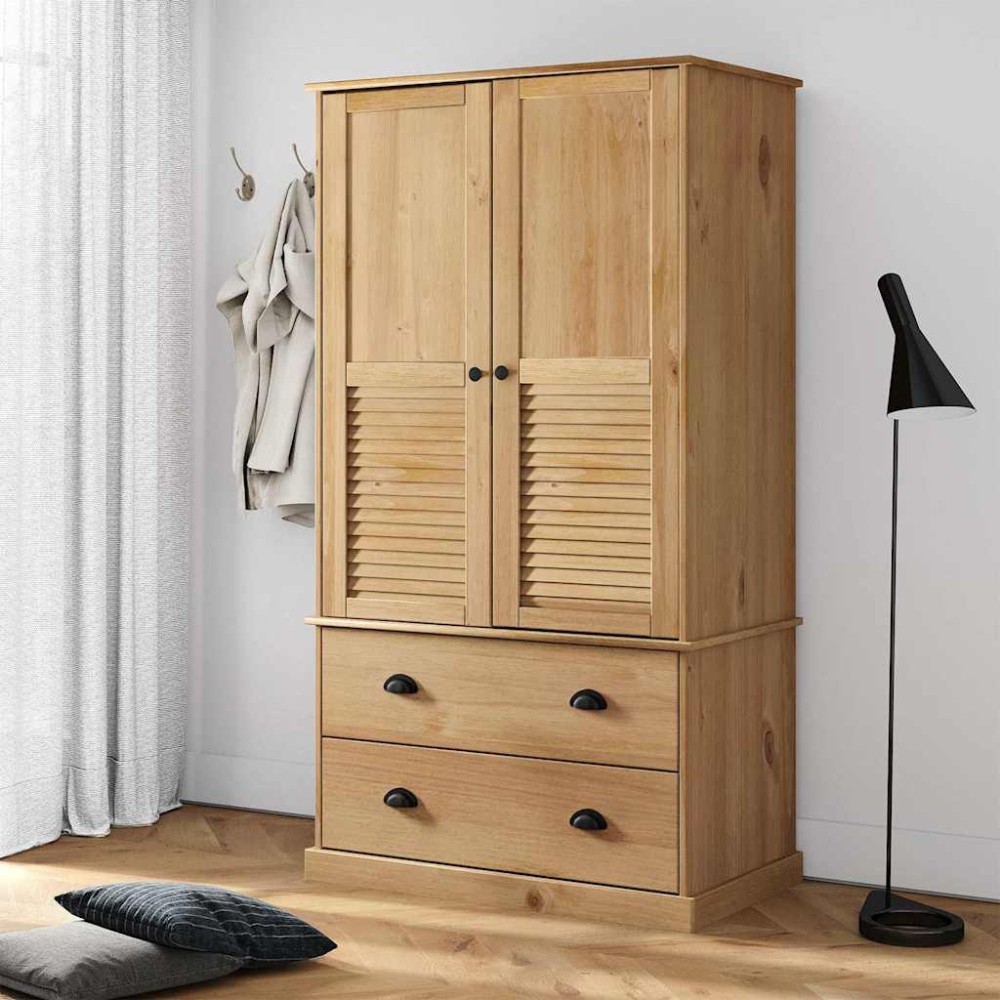 vidaXL Șifonier VIGO, 90x55x170 cm, lemn masiv de pin