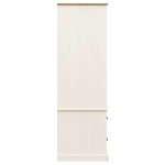 vidaXL Dulap VIGO, alb, 90x55x170 cm, lemn masiv de pin