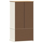 vidaXL Dulap VIGO, alb, 90x55x170 cm, lemn masiv de pin