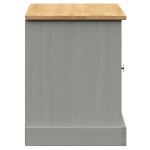vidaXL Bancă de pantofi VIGO, gri, 106x35x45 cm, lemn masiv de pin vidaXL Bancă de pantofi VIGO, gri, 106x35x45 cm, lemn masiv de pin
