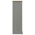 vidaXL Bibliotecă VIGO, gri, 90x35x114,5 cm, lemn masiv de pin vidaXL Bibliotecă VIGO, gri, 90x35x114,5 cm, lemn masiv de pin