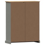 vidaXL Bibliotecă VIGO, gri, 90x35x114,5 cm, lemn masiv de pin vidaXL Bibliotecă VIGO, gri, 90x35x114,5 cm, lemn masiv de pin