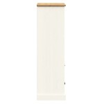 vidaXL Bibliotecă VIGO, alb, 60x35x114,5 cm, lemn masiv de pin vidaXL Bibliotecă VIGO, alb, 60x35x114,5 cm, lemn masiv de pin