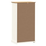 vidaXL Bibliotecă VIGO, alb, 60x35x114,5 cm, lemn masiv de pin vidaXL Bibliotecă VIGO, alb, 60x35x114,5 cm, lemn masiv de pin