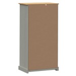 vidaXL Bibliotecă VIGO, gri, 60x35x114,5 cm, lemn masiv de pin vidaXL Bibliotecă VIGO, gri, 60x35x114,5 cm, lemn masiv de pin